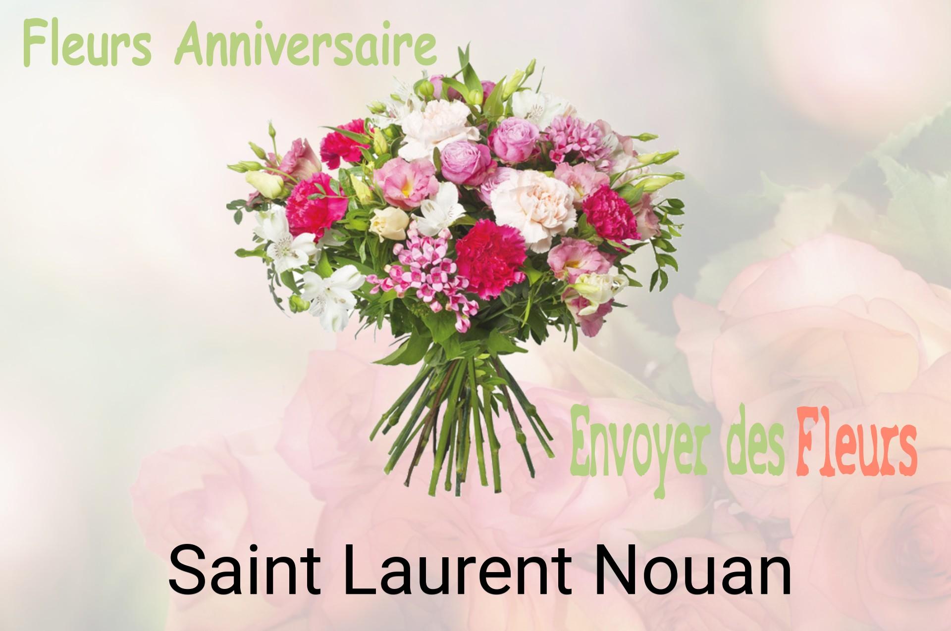 Bouquet de fleurs d’anniversaire livré à Saint-Laurent-Nouan