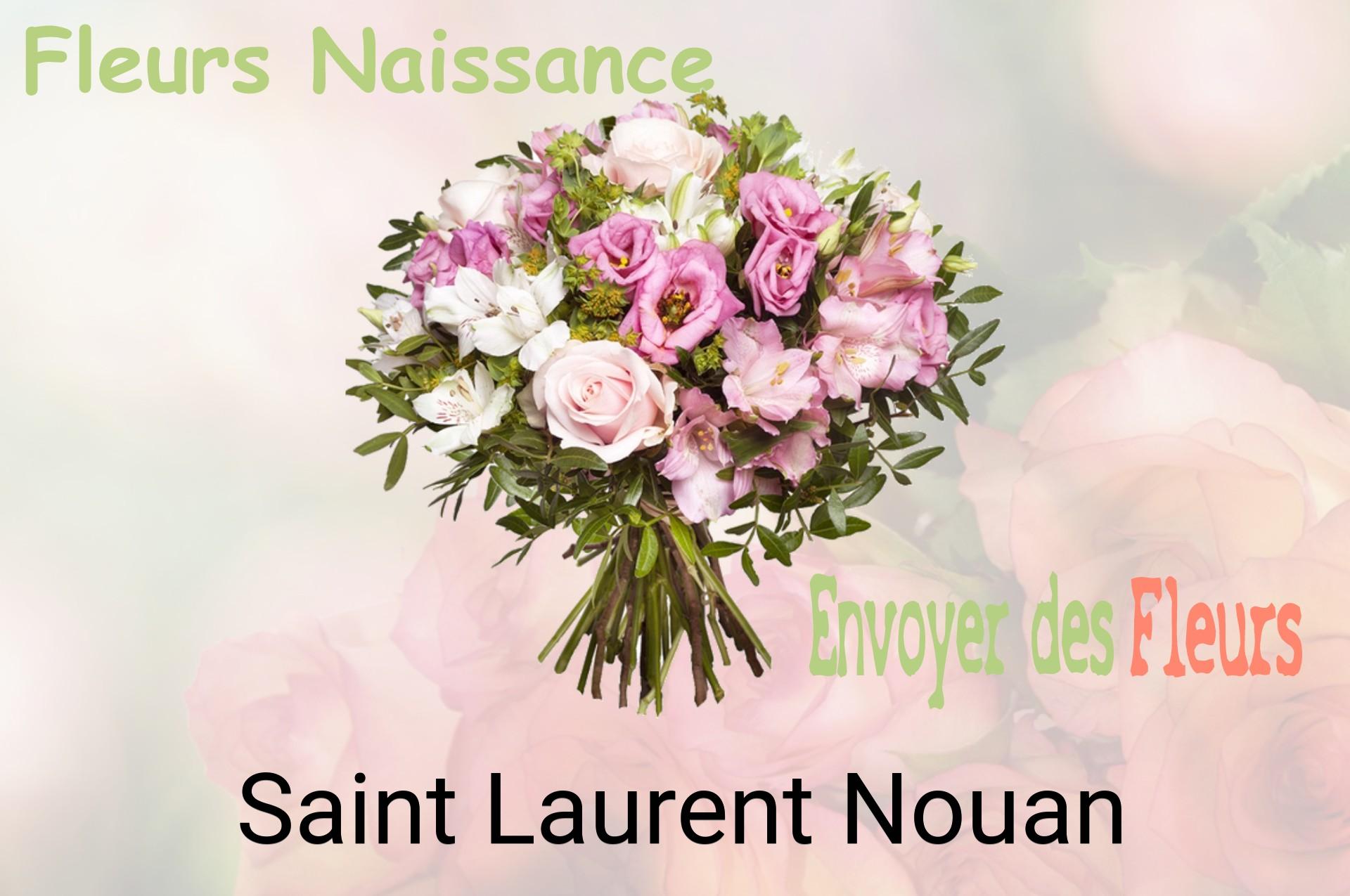 Bouquet de fleurs de naissance livré à Saint-Laurent-Nouan